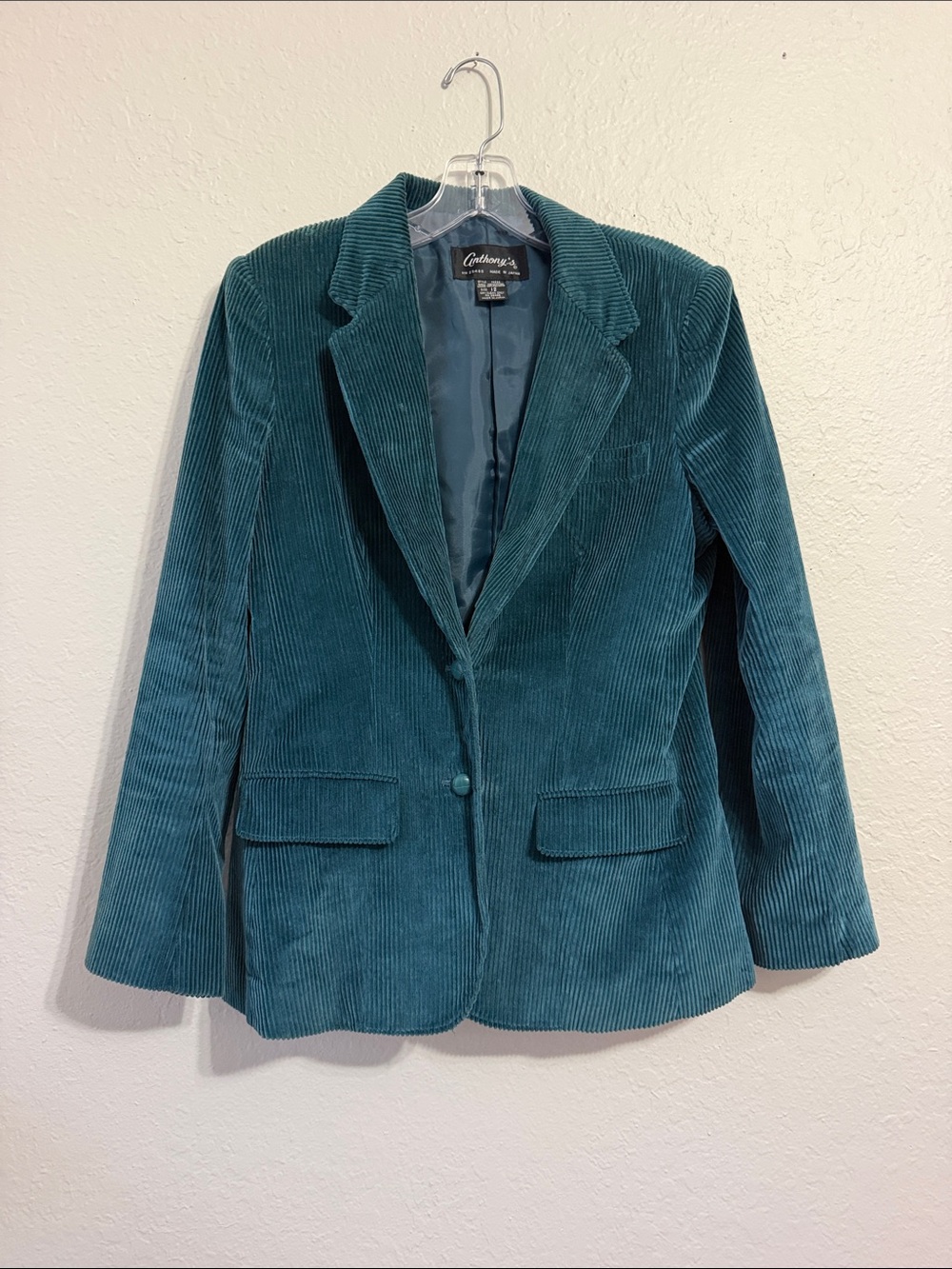 Vintage Corduroy Sport Coat unisex 90s Retro Preppy Corduroy Blazer 80s cottage